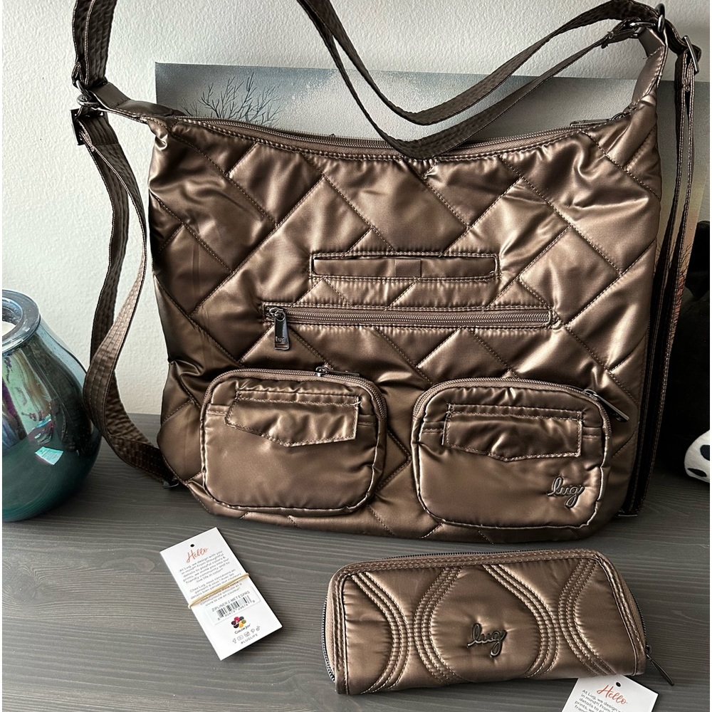 Lug Zipliner only Metallic Espresso - wallet not included